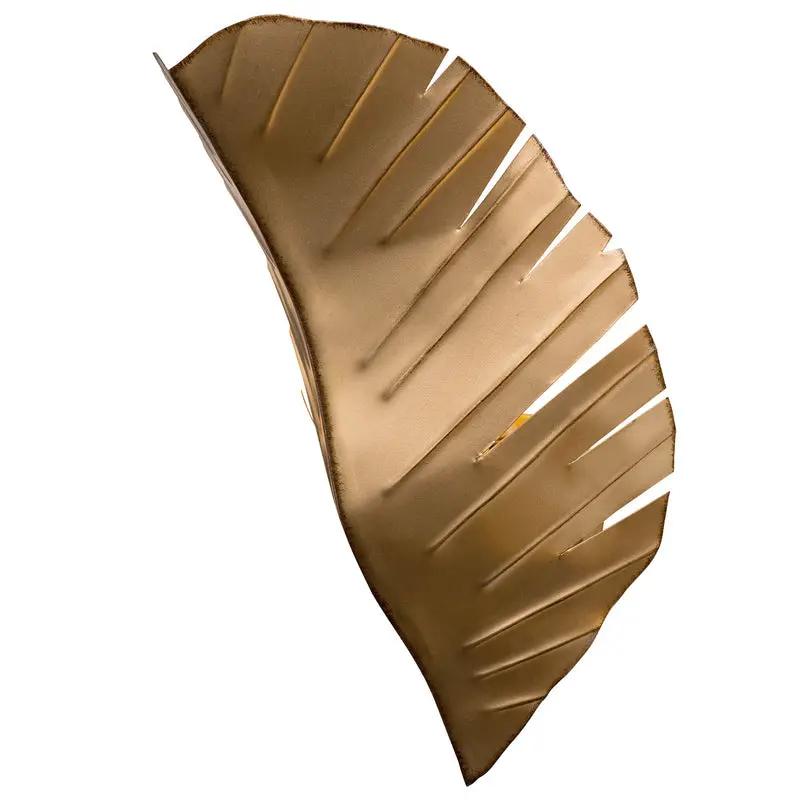 gold/dark edging wall mount light