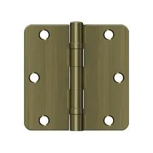 Deltana 3-1/2" x 3-1/2" x 1/4" Radius Hinge, Ball Bearing by Deltana