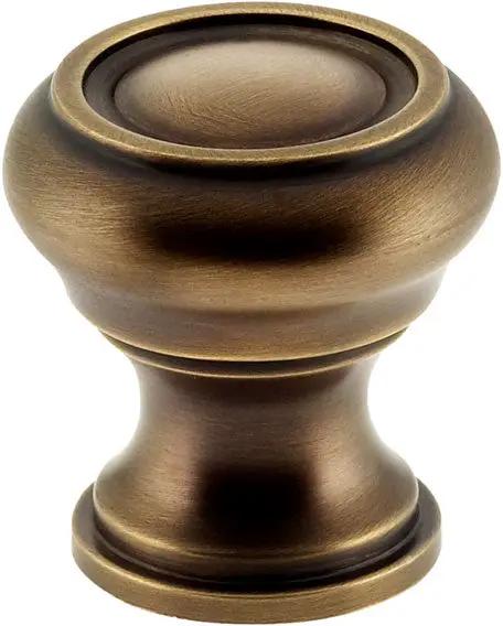 Omnia Traditions Solid Brass Traditional Cabinet Knob by Omnia