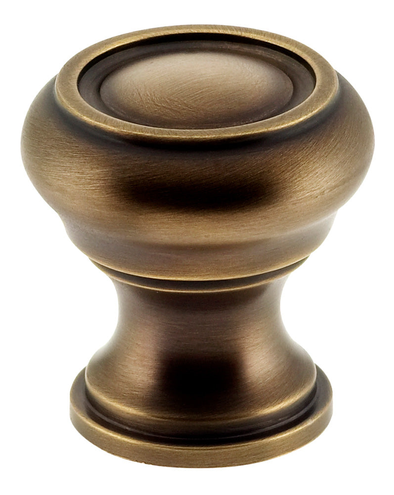Omnia Legacy Solid Brass Traditional Cabinet Knob