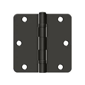 Deltana 3-1/2" x 3-1/2" x 1/4" Radius Hinge, Ball Bearing by Deltana