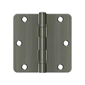 Deltana 3-1/2" x 3-1/2" x 1/4" Radius Hinge, Ball Bearing by Deltana