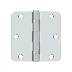 polished chrome hinge