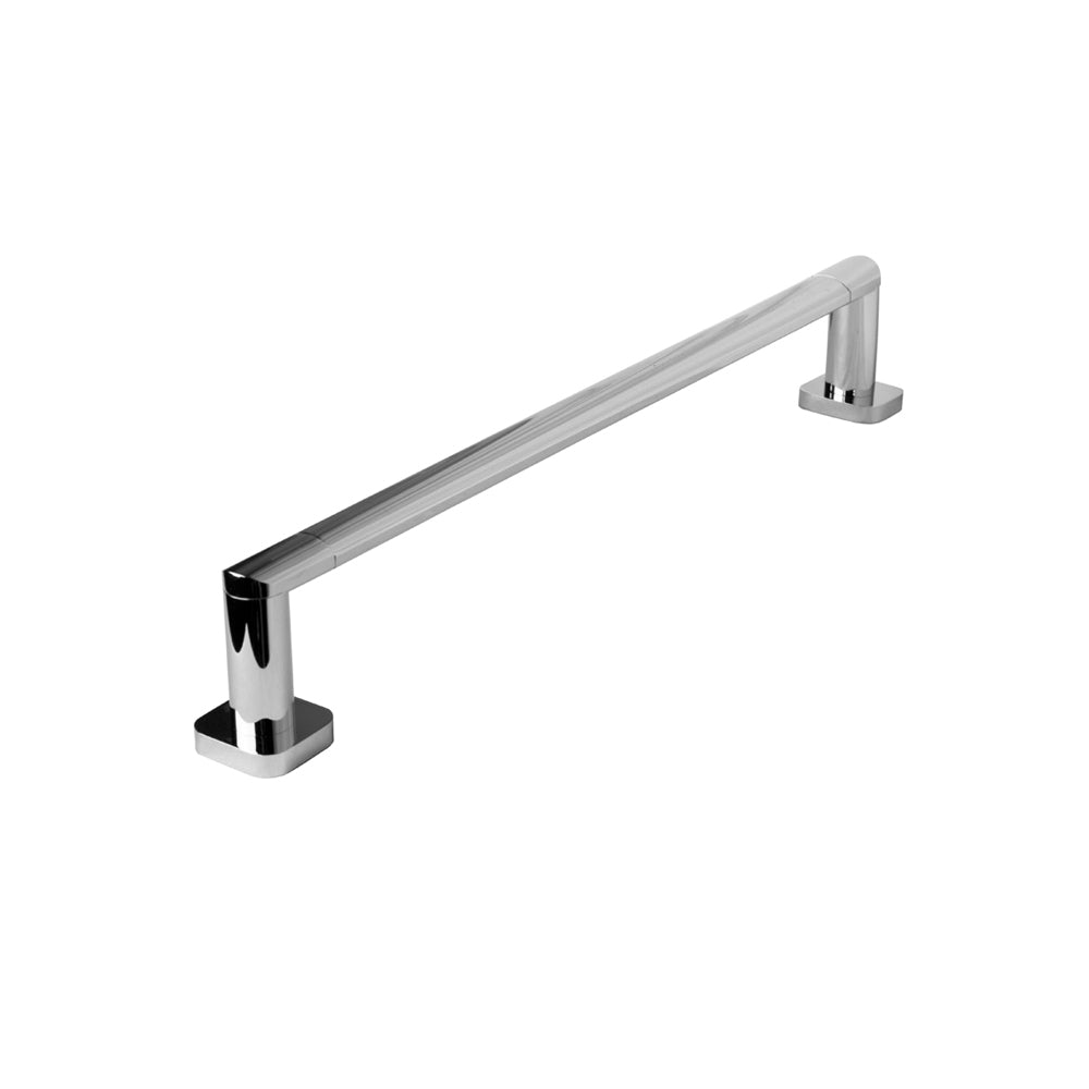 polished chrome towel bar