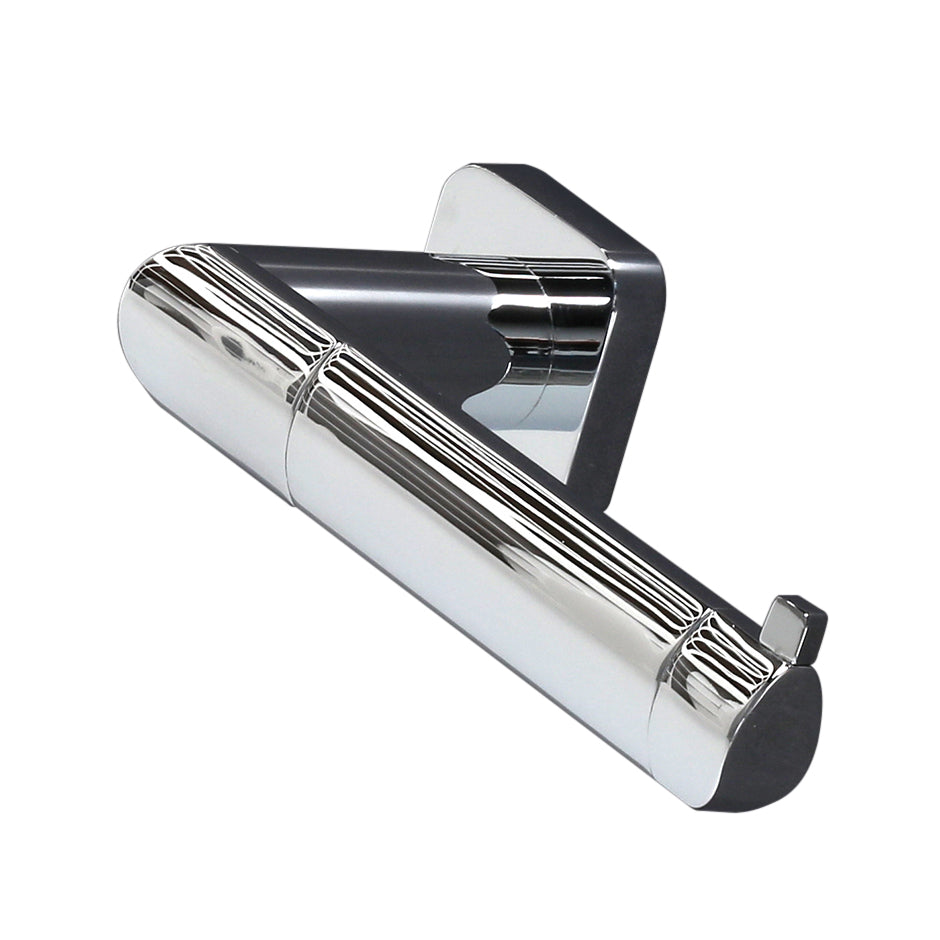 polished chrome toilet paper holder