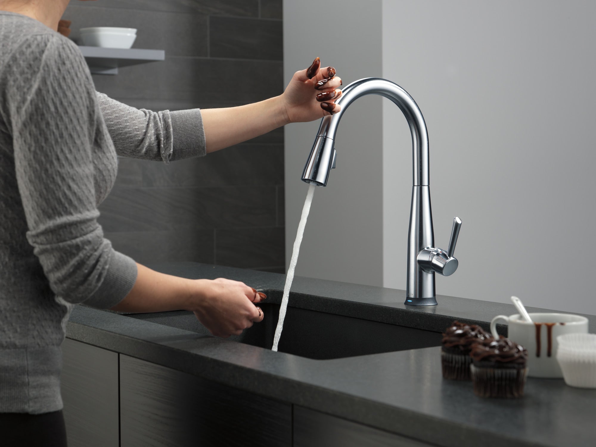 arctic stainless kitchen faucet