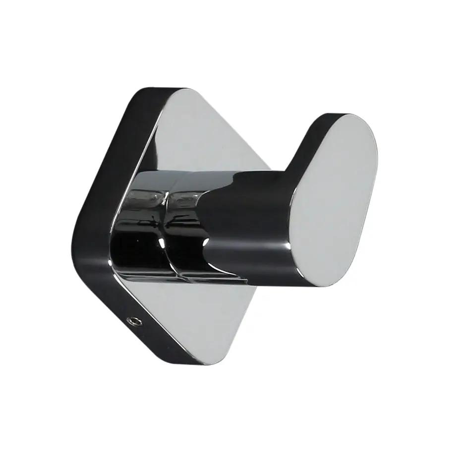 polished chrome robe hook
