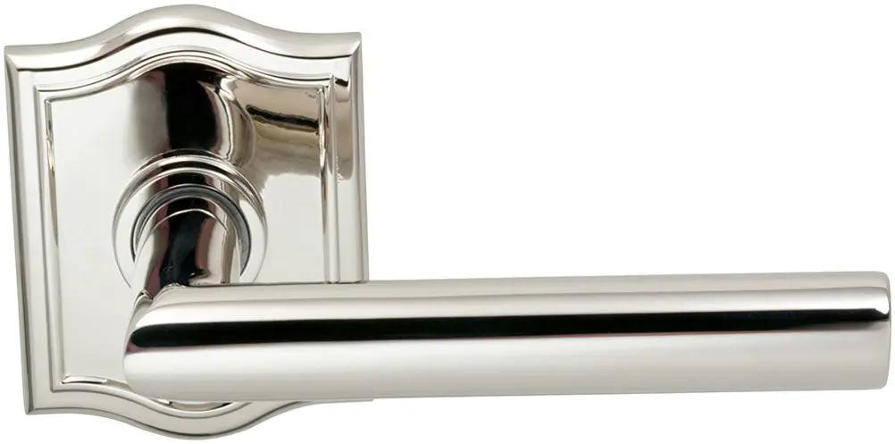 Omnia Prodigy Interior Modern Lever Latchset with Arched Rose by Omnia