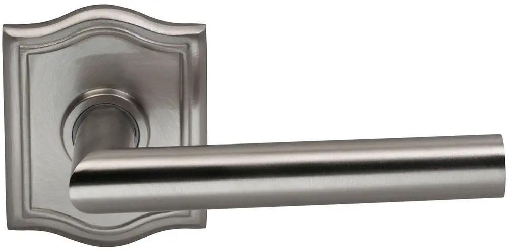 Omnia Prodigy Interior Modern Lever Latchset with Arched Rose by Omnia