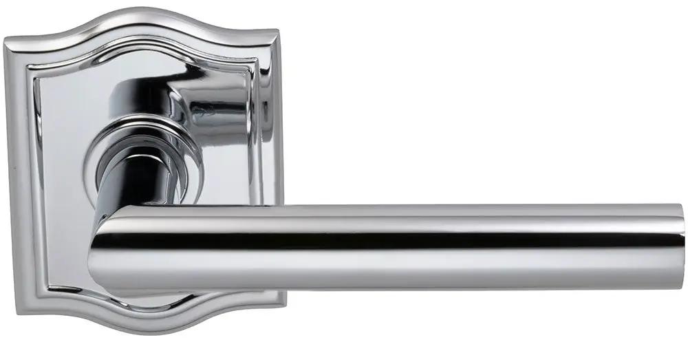 polished chrome lever