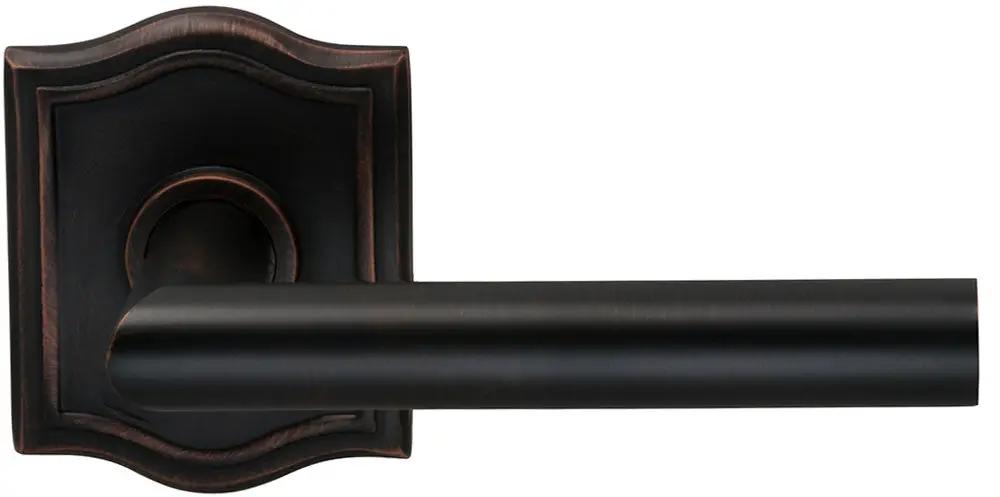 Omnia Prodigy Interior Modern Lever Latchset with Arched Rose by Omnia