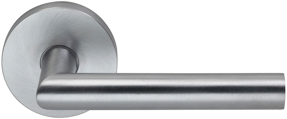 Omnia Prodigy Interior Modern Lever Latchset with Modern Round Rose