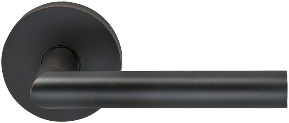 Omnia Prodigy Interior Modern Lever Latchset with Modern Round Rose by Omnia