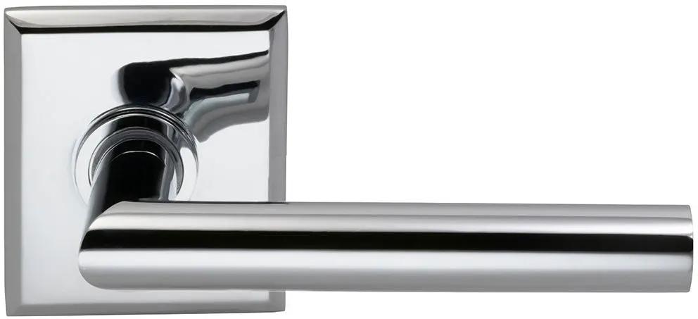 polished chrome lever