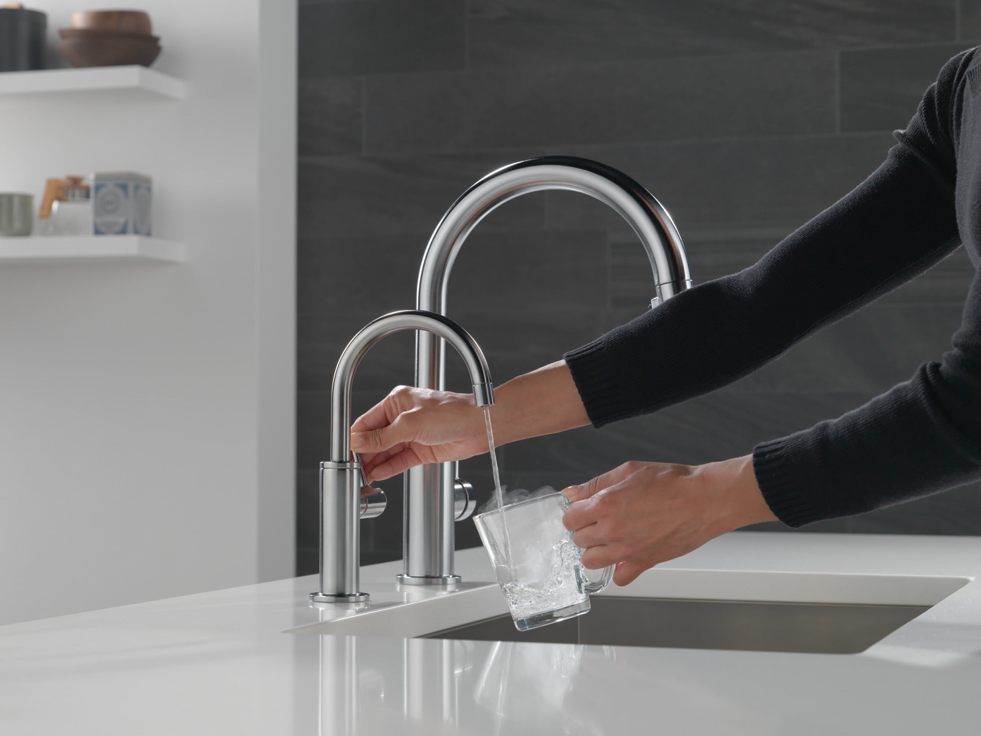 arctic stainless kitchen faucet