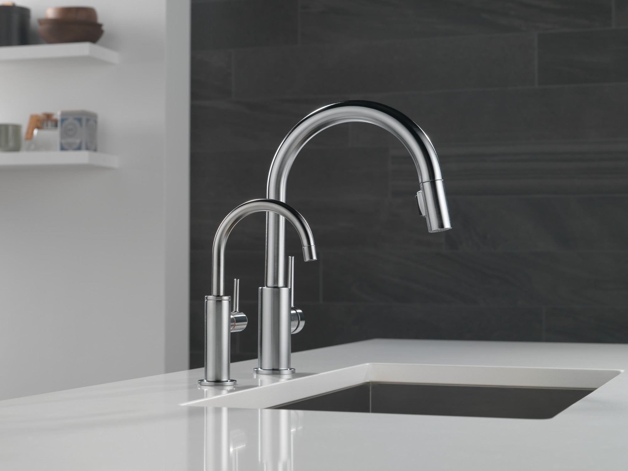 arctic stainless kitchen faucet
