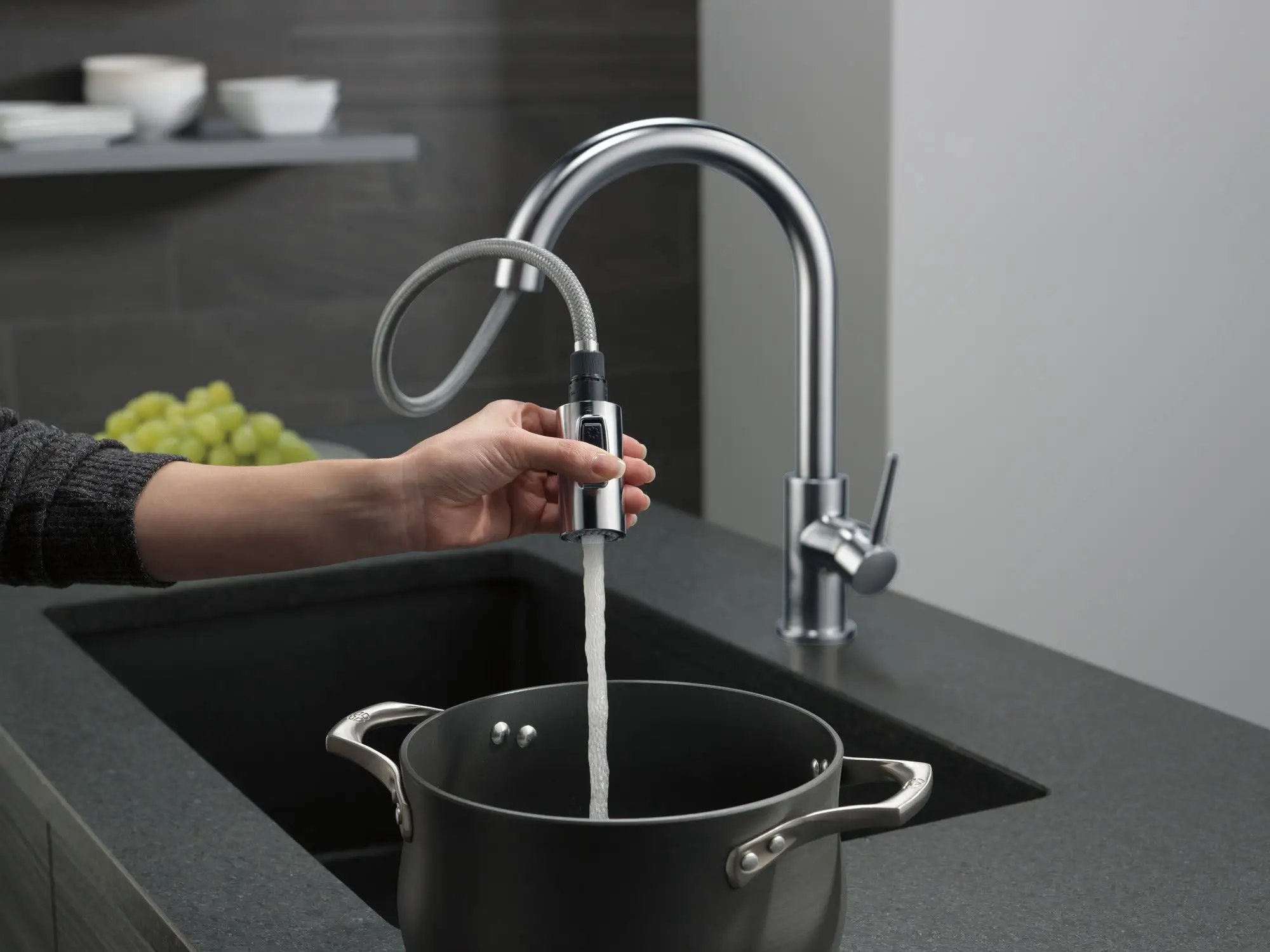 arctic stainless kitchen faucet