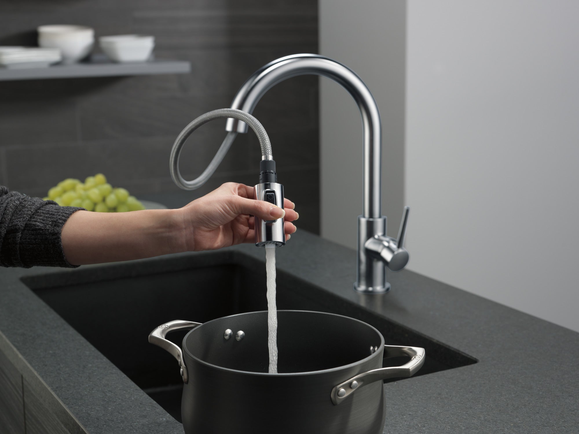 arctic stainless kitchen faucet