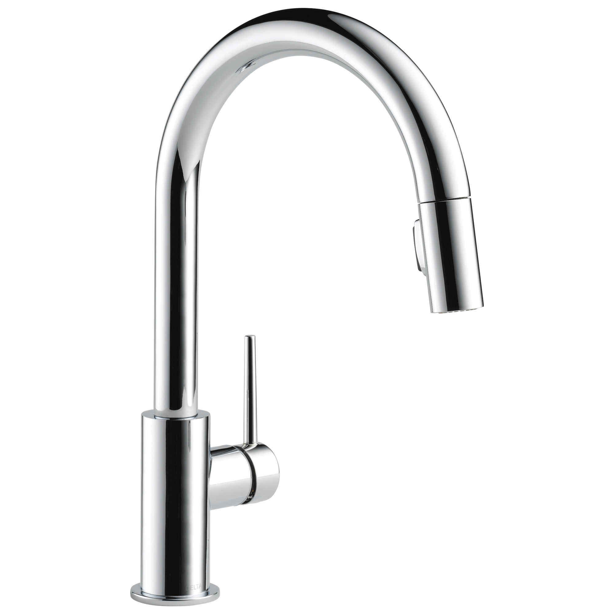 chrome kitchen faucet