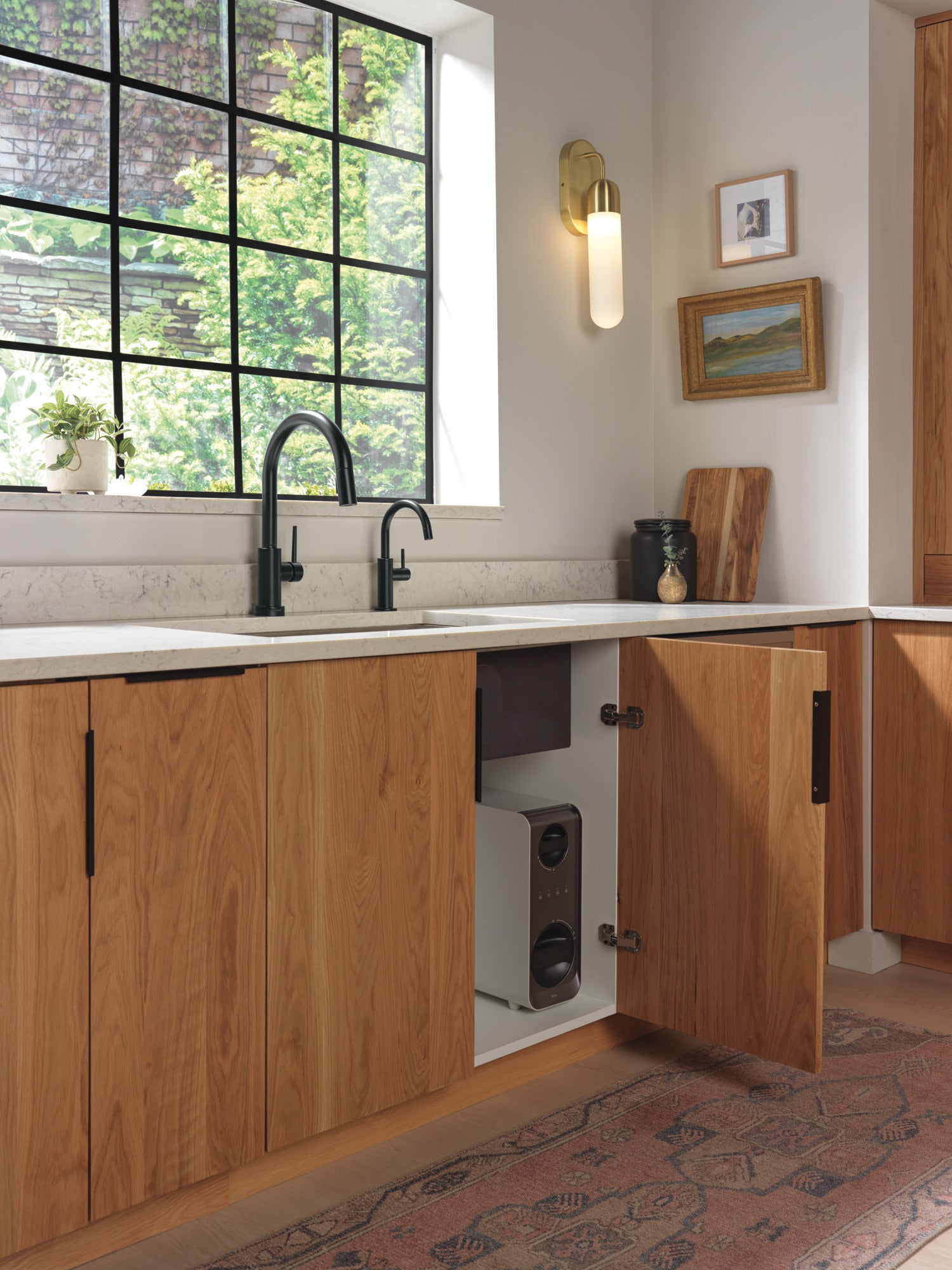 matte black kitchen faucet