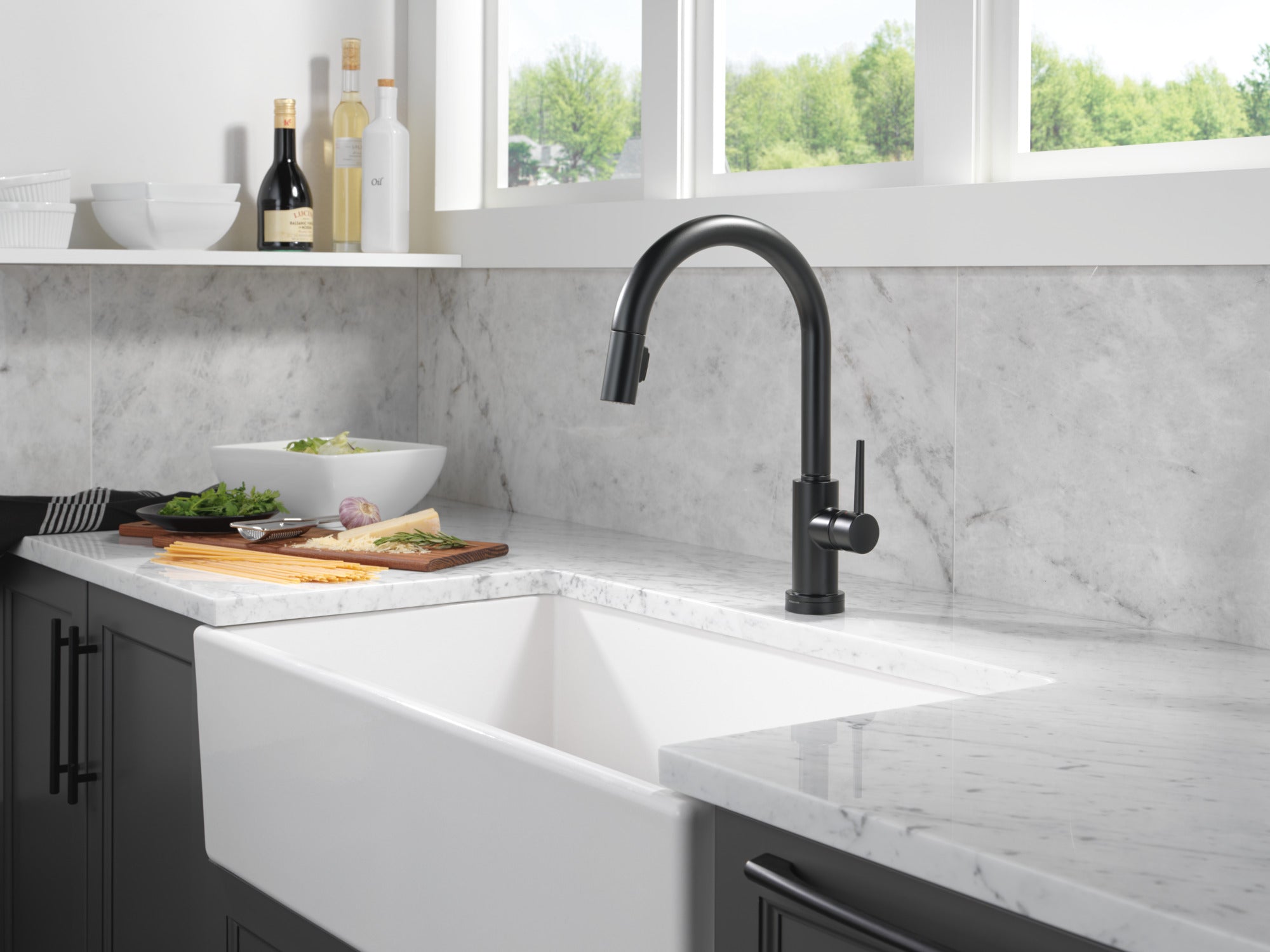 matte black kitchen faucet