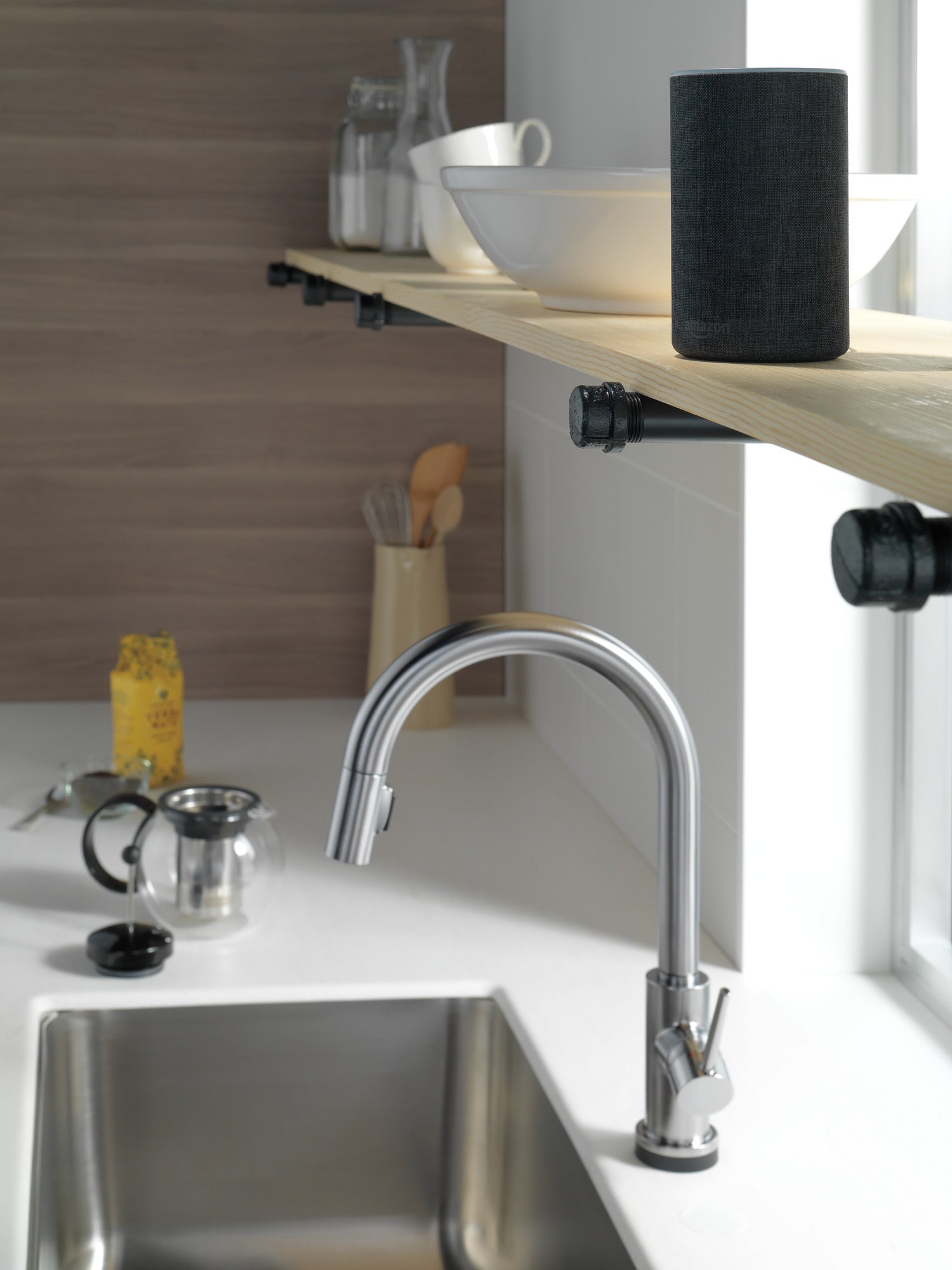 arctic stainless kitchen faucet
