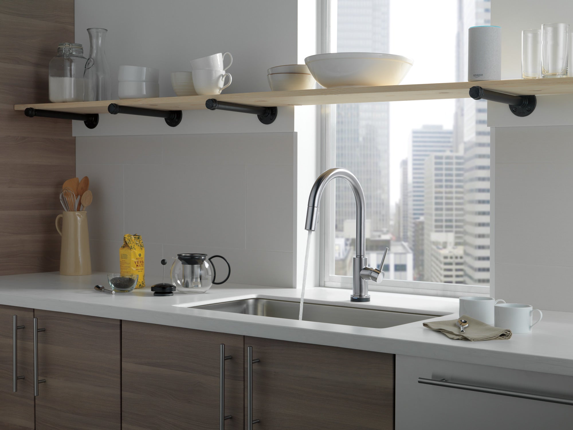 arctic stainless kitchen faucet