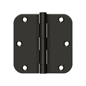 Deltana 3-1/2" x 3-1/2" x 5/8" Radius Hinge, Residential Thickness