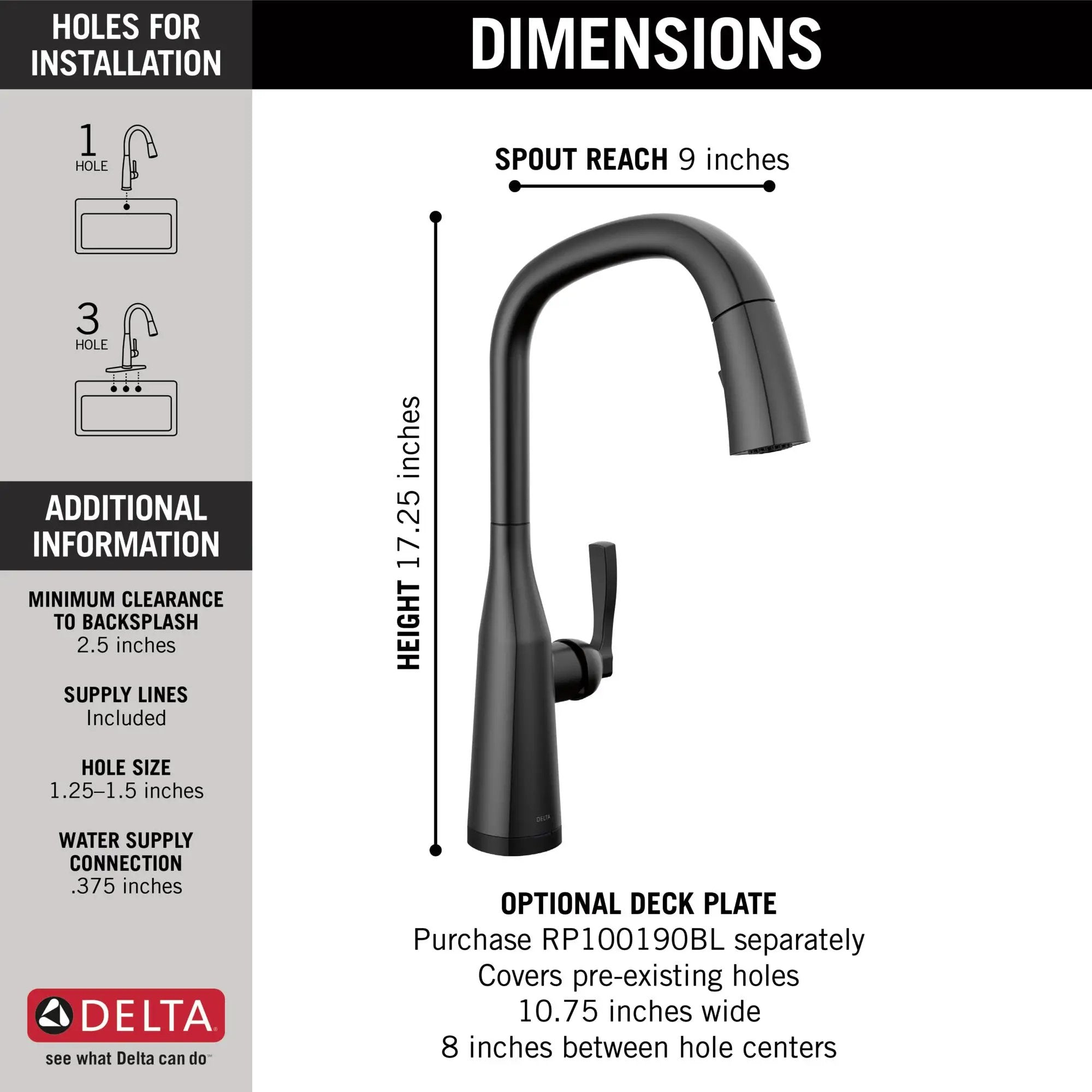 matte black kitchen faucet