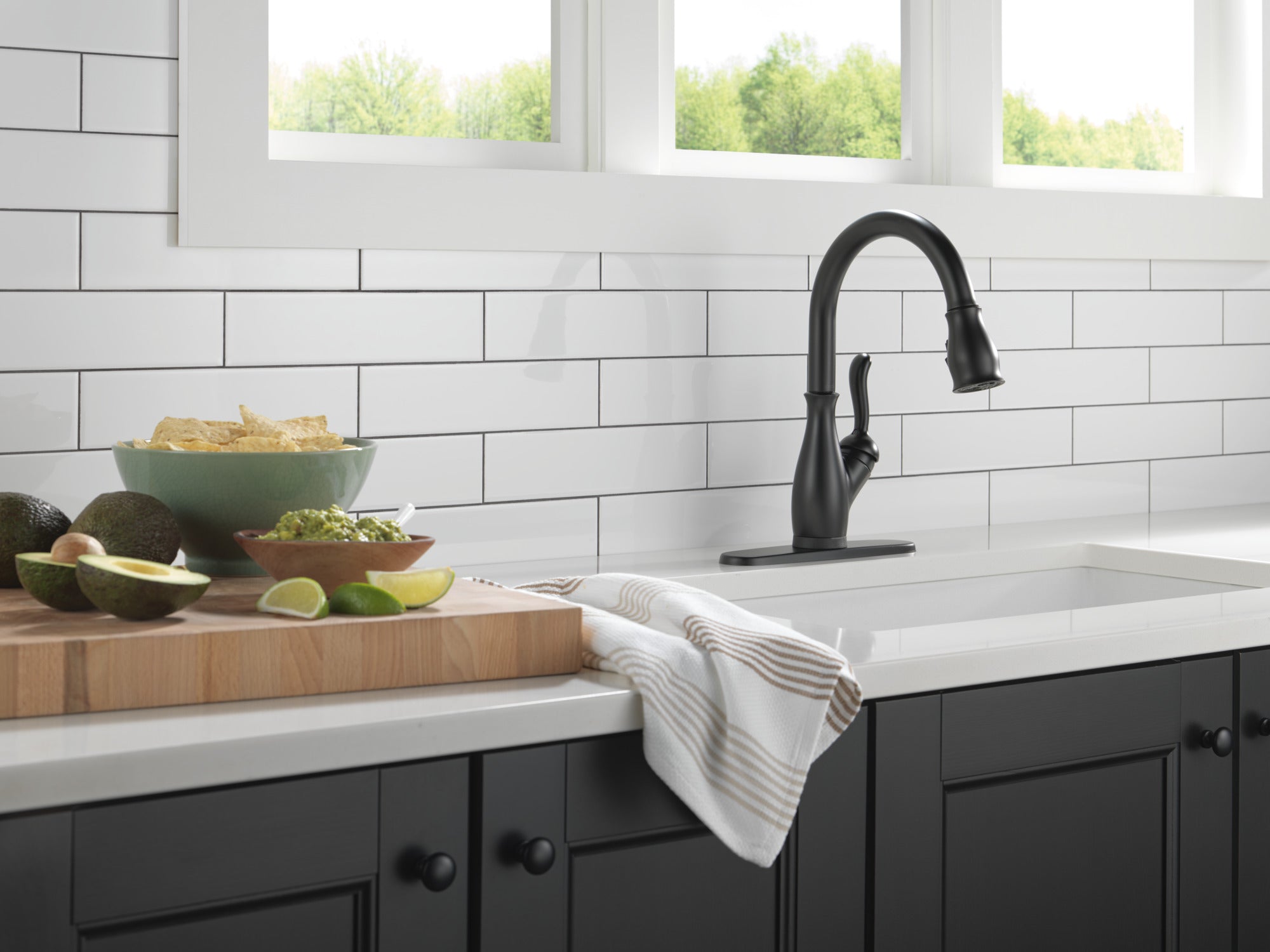 matte black kitchen faucet