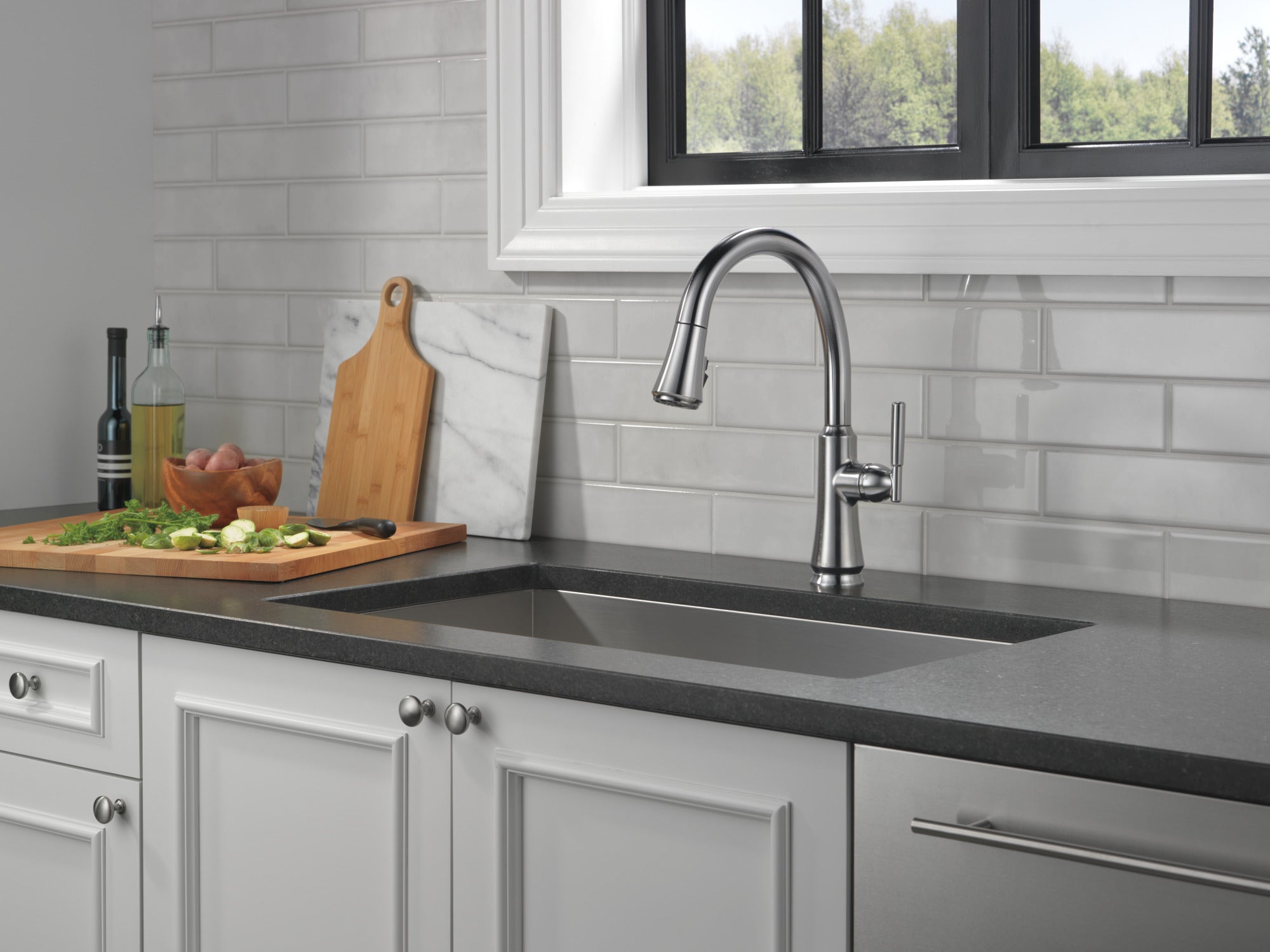 arctic stainless kitchen faucet