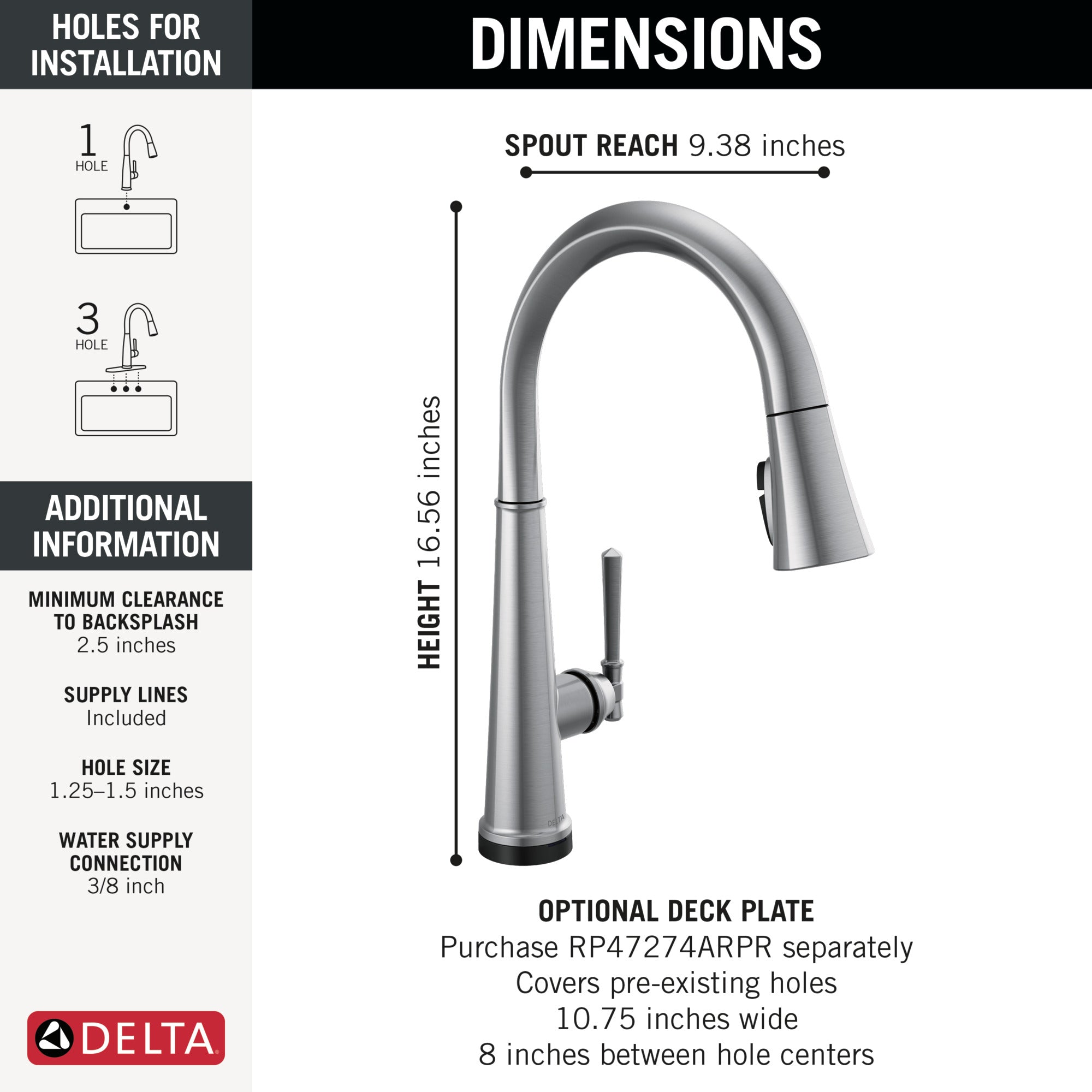 lumicoat arctic stainless kitchen faucet