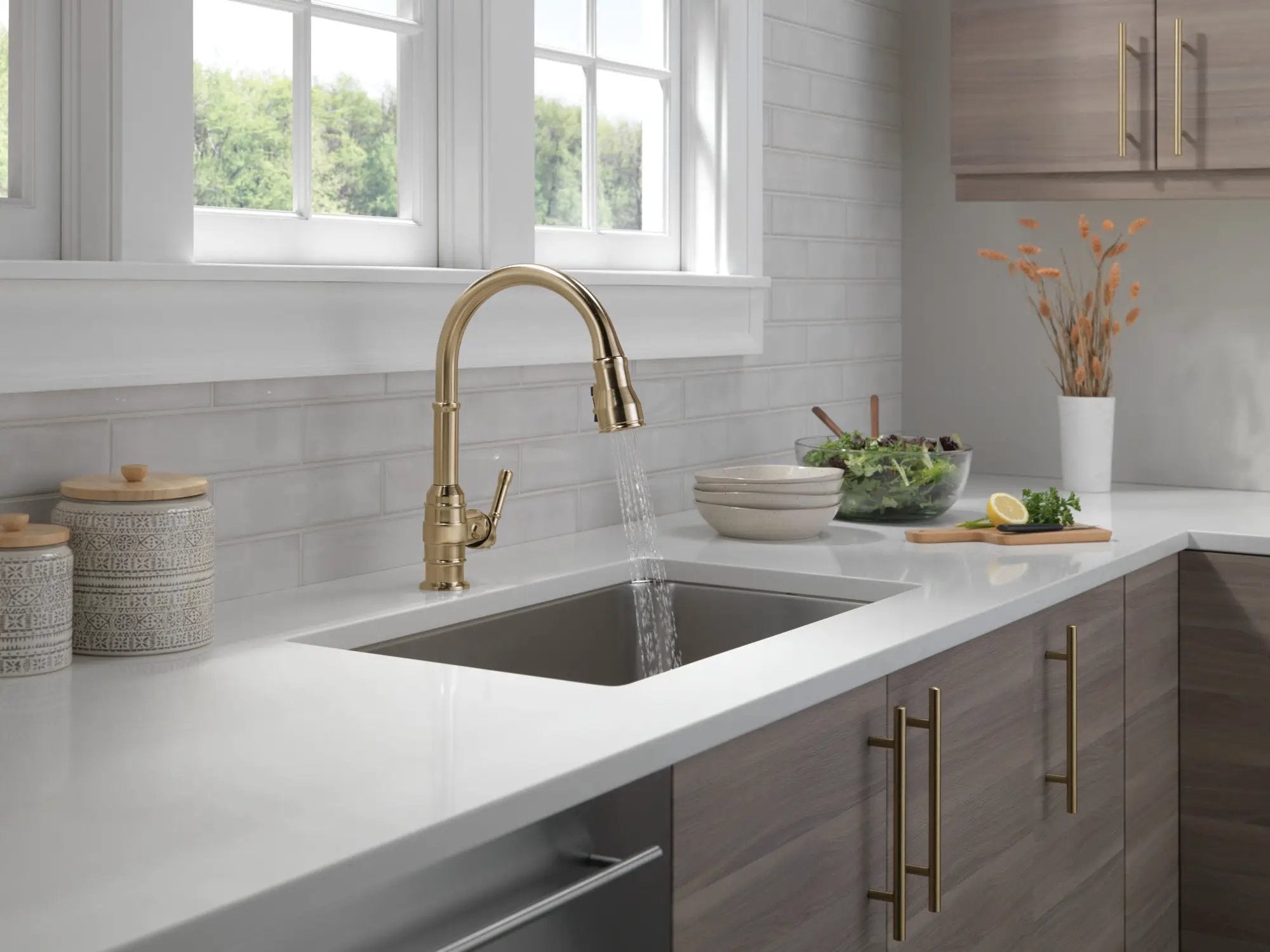 champagne bronze kitchen faucet
