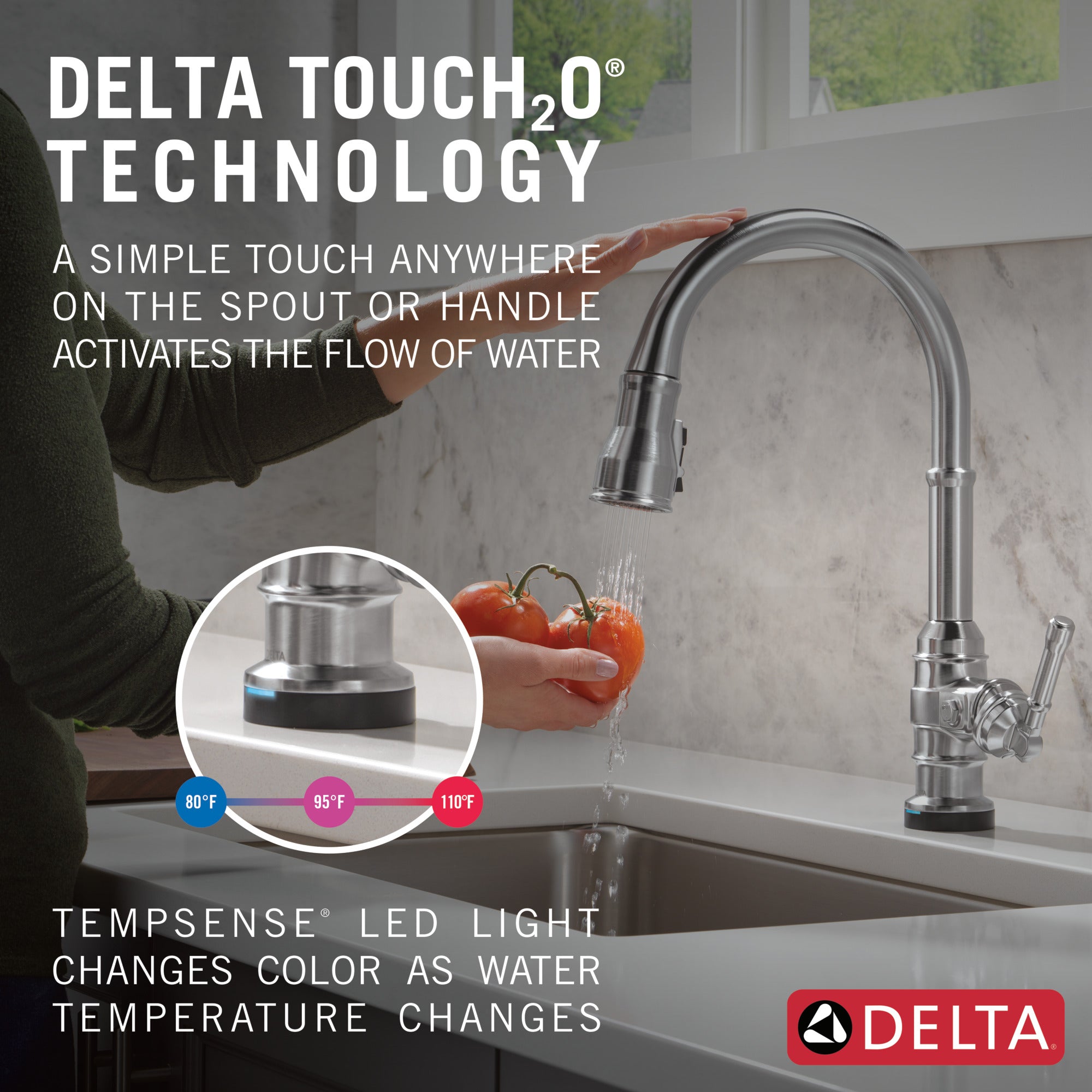arctic stainless kitchen faucet