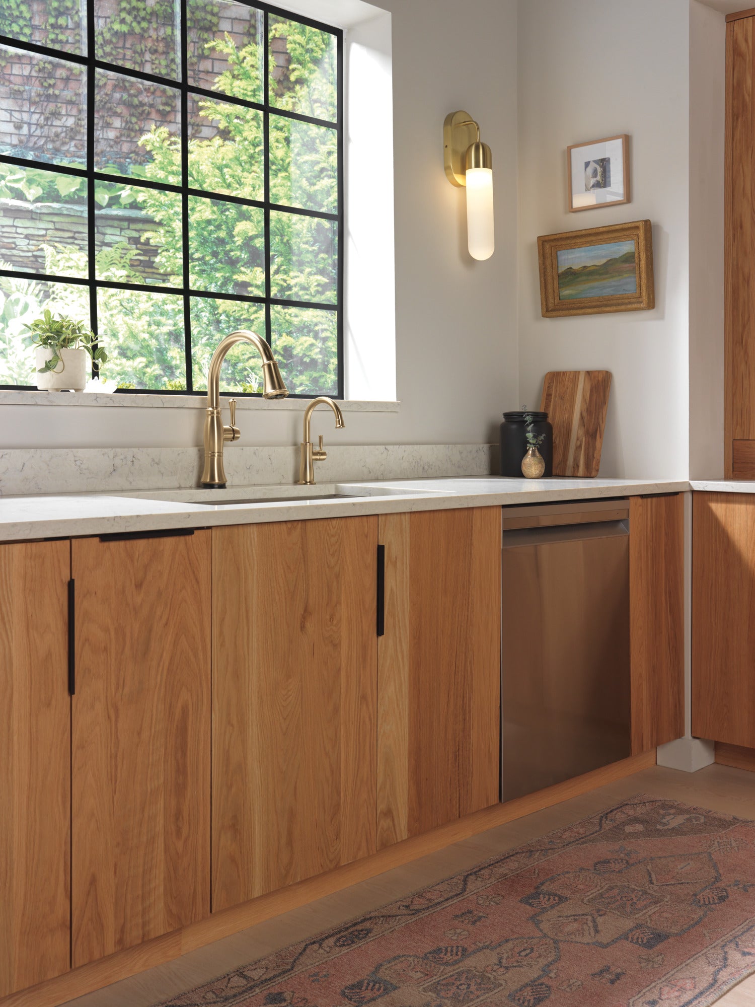 champagne bronze kitchen faucet