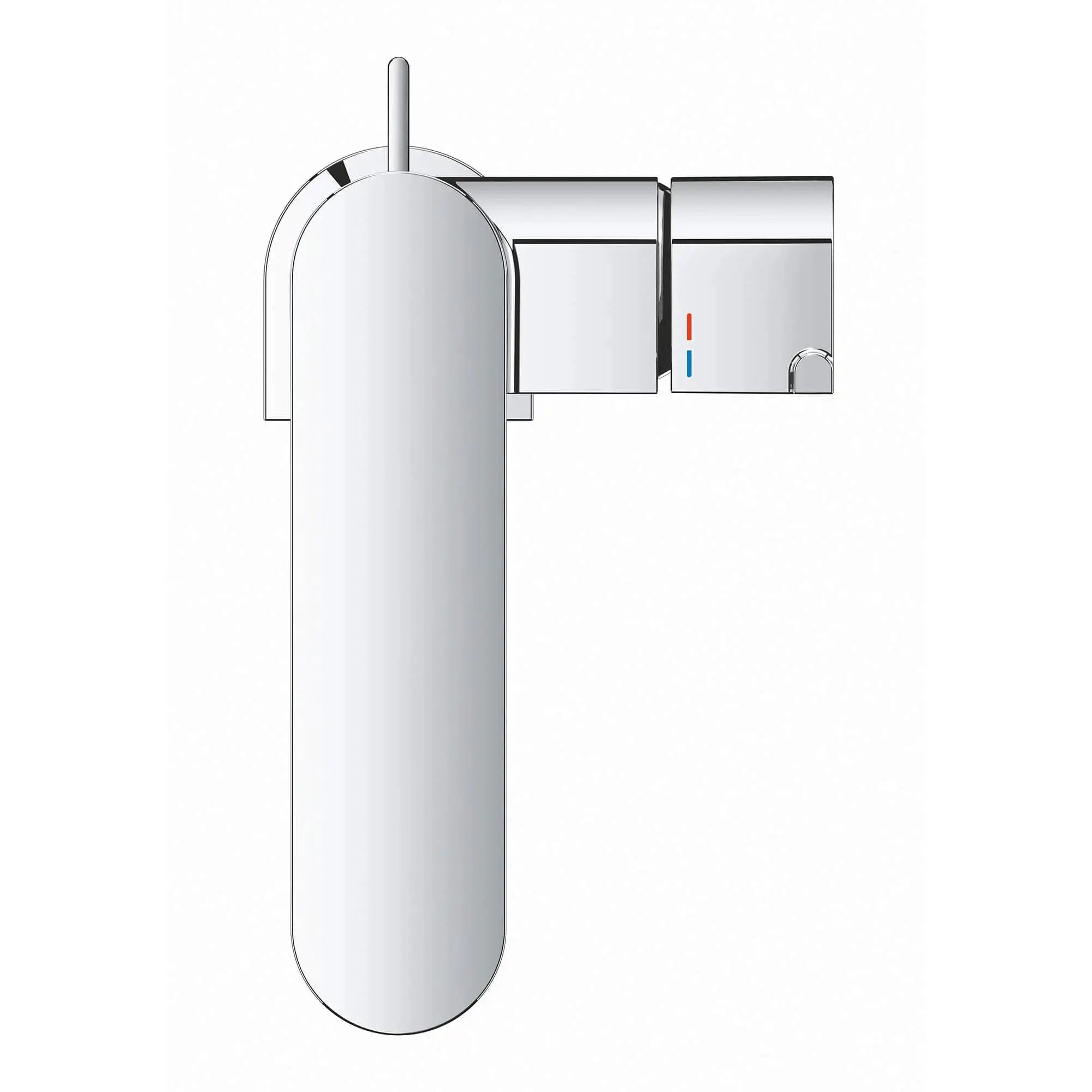 chrome bathroom faucet