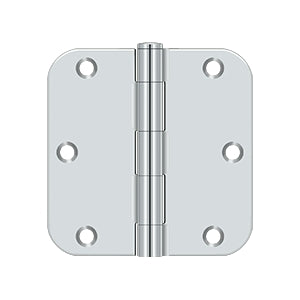 polished chrome hinge