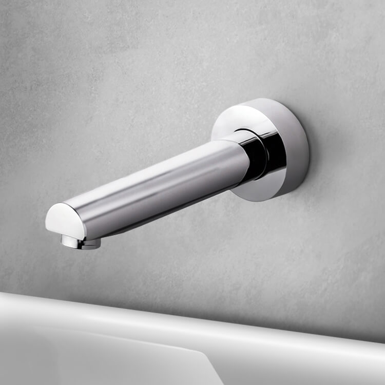 chrome tub spout