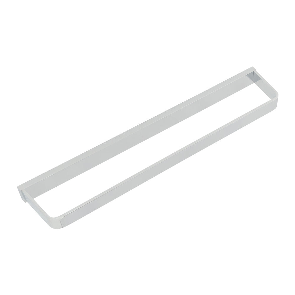 polished chrome towel bar