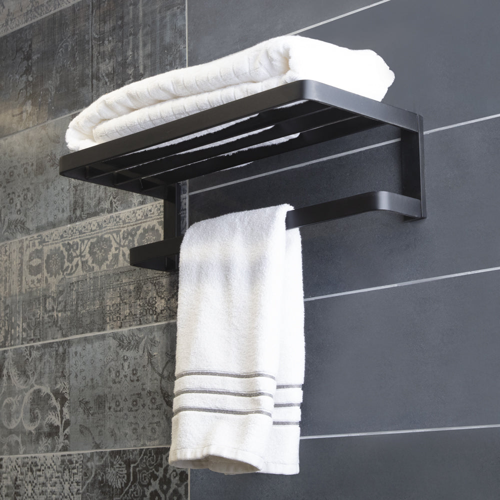 matte black towel bar