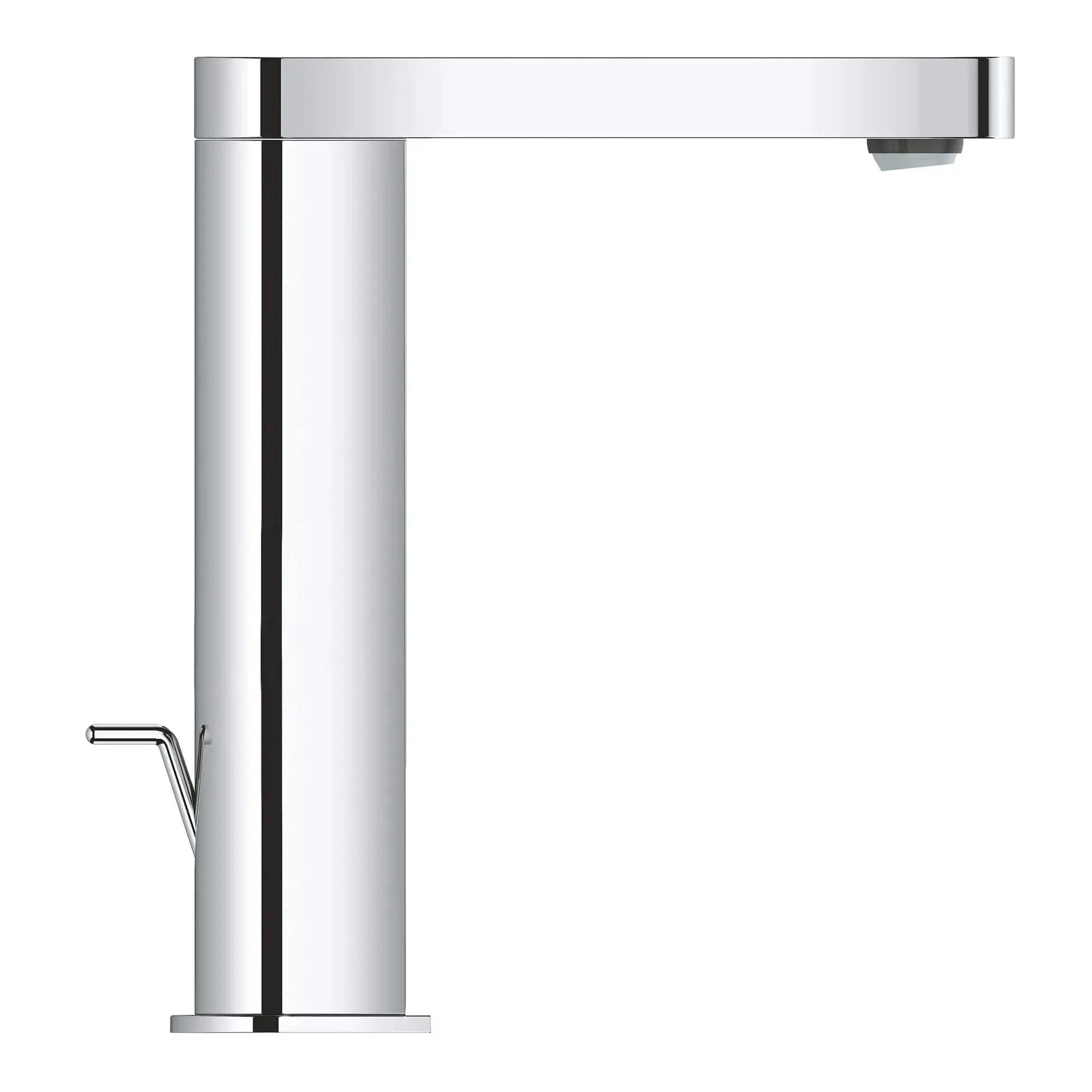 chrome bathroom faucet