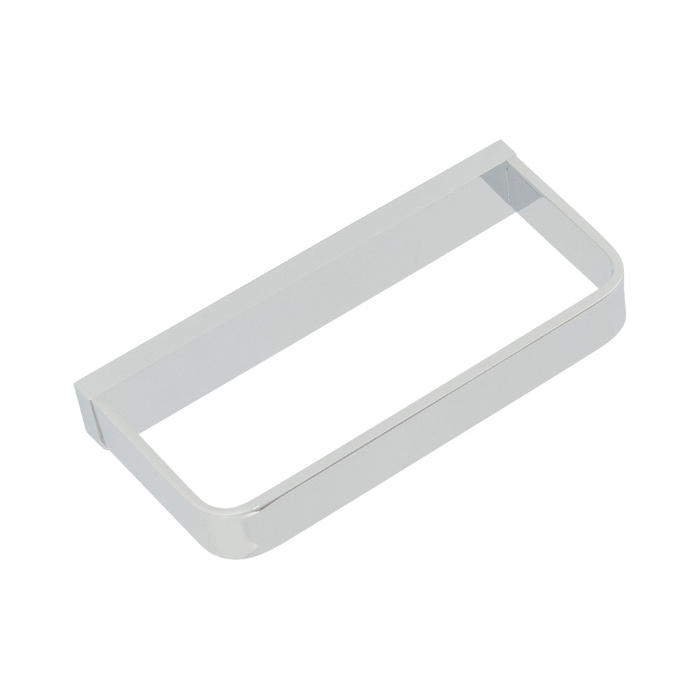 polished chrome towel ring