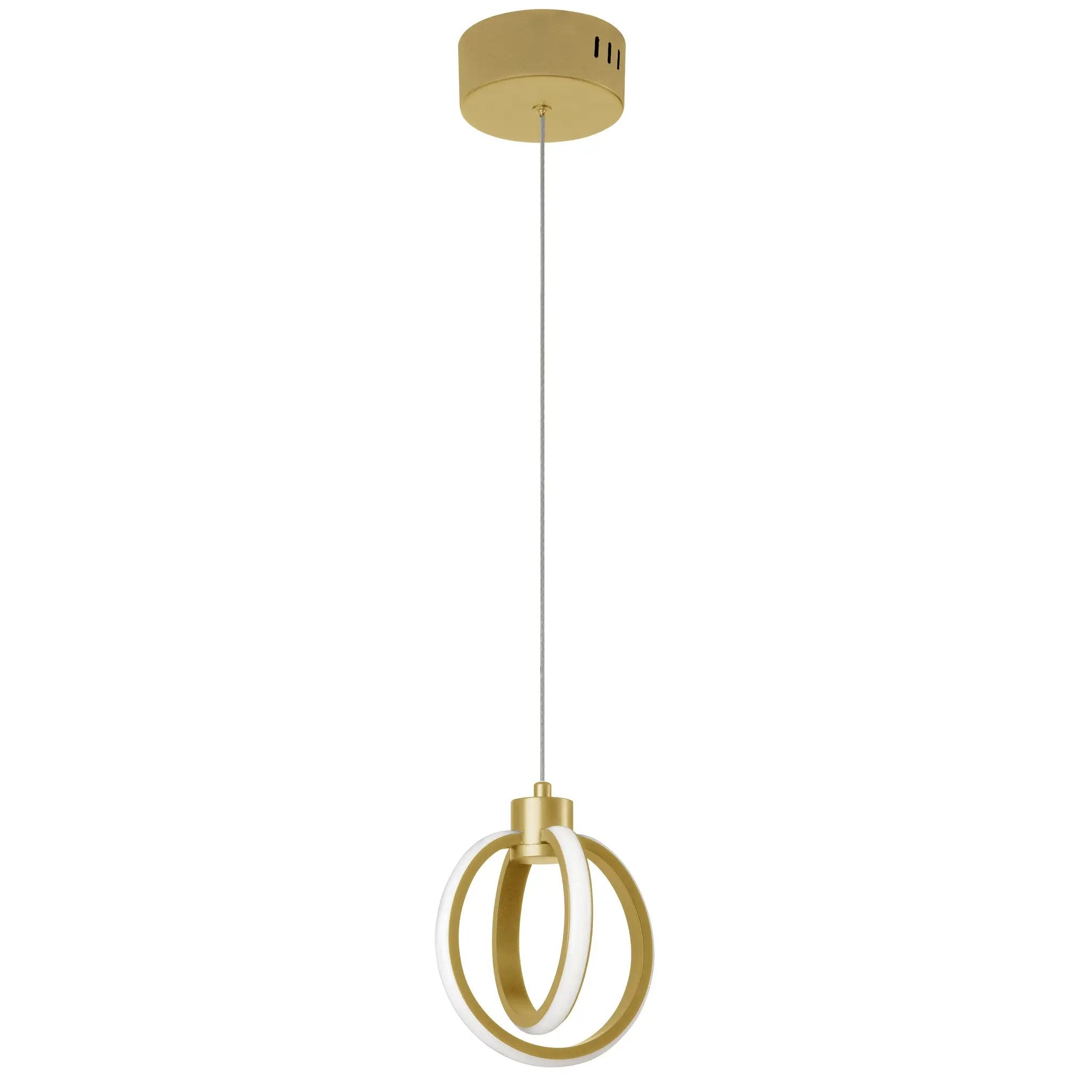 Dainolite 14W LED Pendant with White Silicone Diffuser by Dainolite