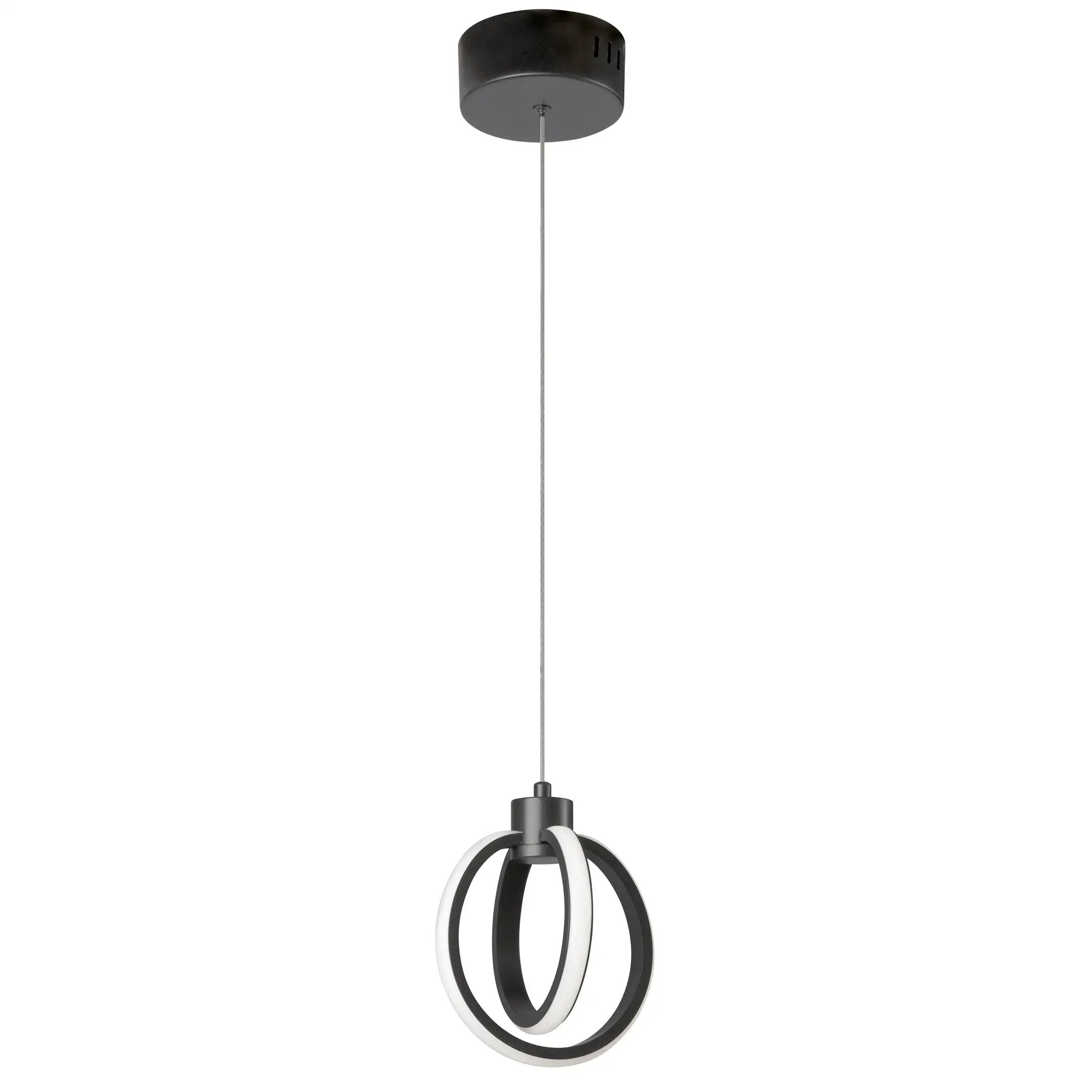 Dainolite 14W LED Pendant with White Silicone Diffuser by Dainolite