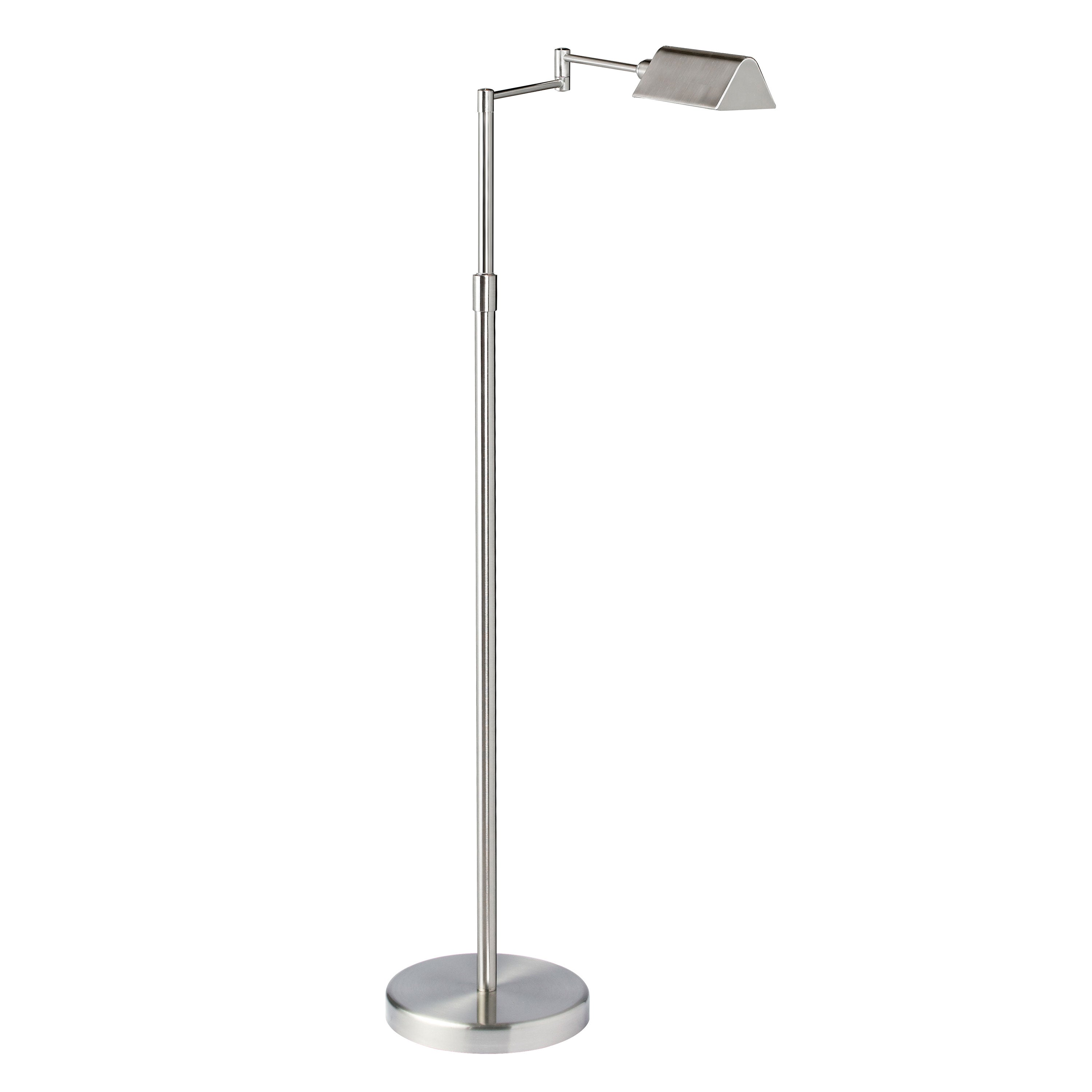 satin nickel floor lamp
