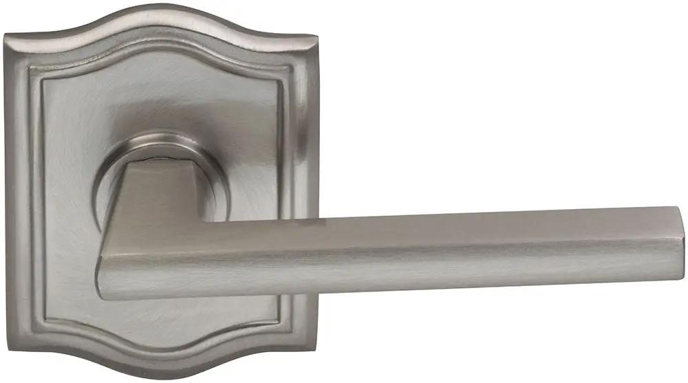 Omnia Prodigy Interior Modern Lever Latchset with Arched Rose by Omnia