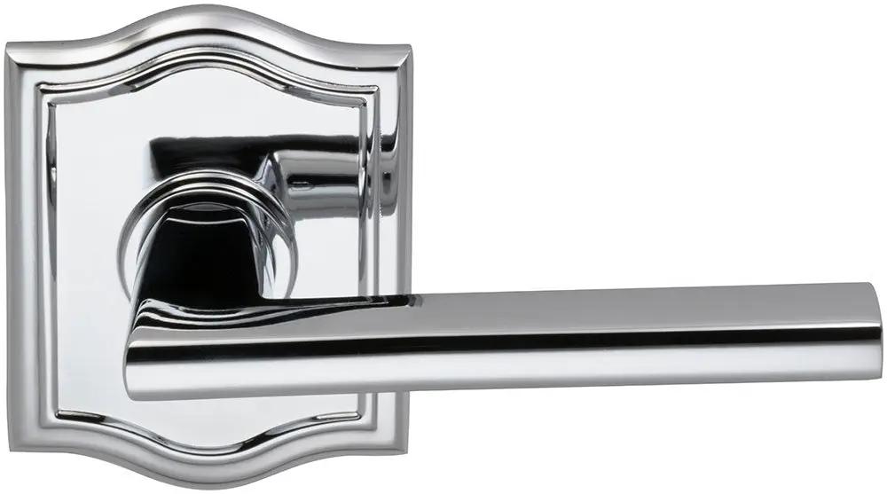 polished chrome lever