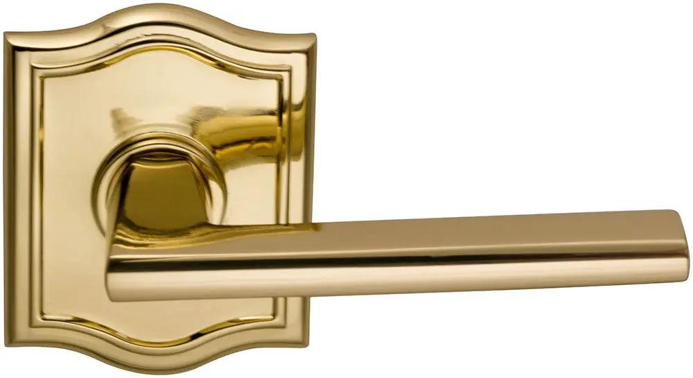 Omnia Prodigy Interior Modern Lever Latchset with Arched Rose by Omnia