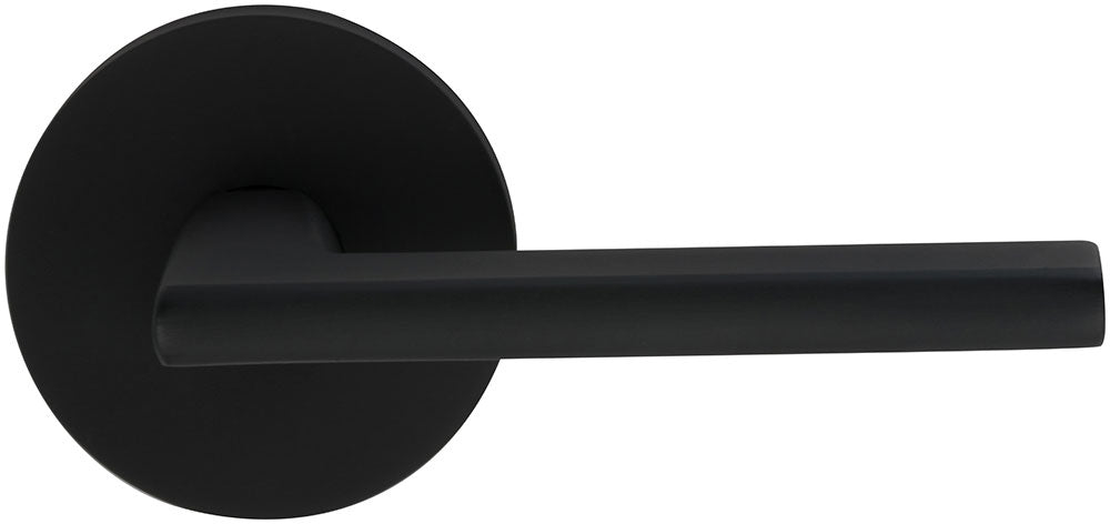 Omnia Prodigy Interior Modern Lever Latchset with Modern Round Rose by Omnia