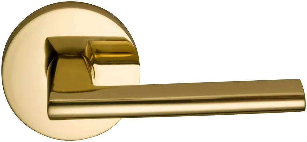 Omnia Prodigy Interior Modern Lever Latchset with Modern Round Rose by Omnia